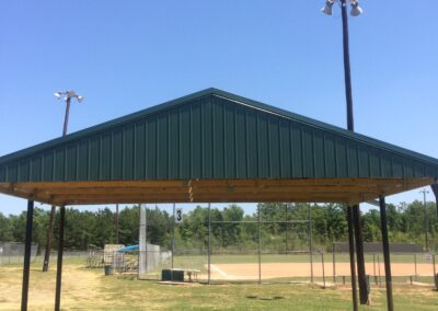 A steel roof top